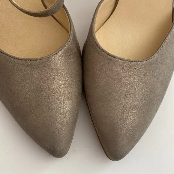 Paul Green Leather Strap Pumps Heels Tan US size 7