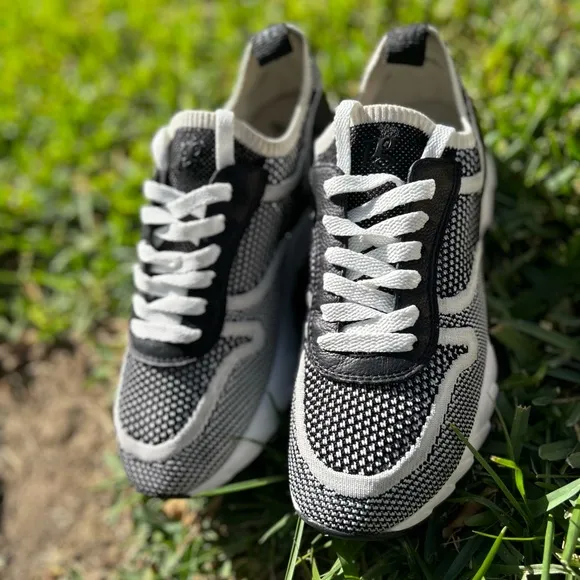PAUL GREEN Maddox SNEAKERS black and white size US 6.5 women