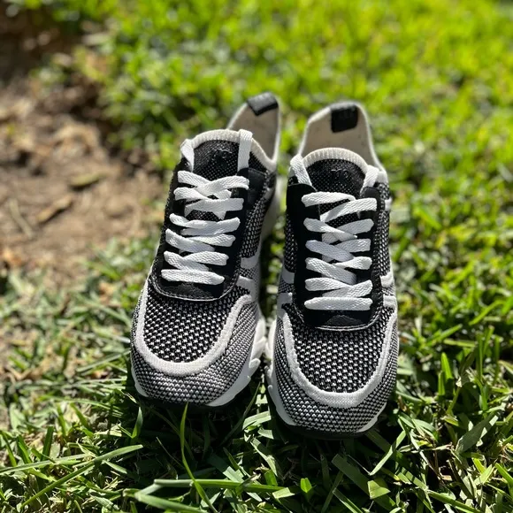 PAUL GREEN Maddox SNEAKERS black and white size US 6.5 women