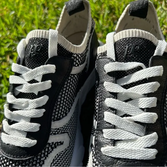 PAUL GREEN Maddox SNEAKERS black and white size US 6.5 women