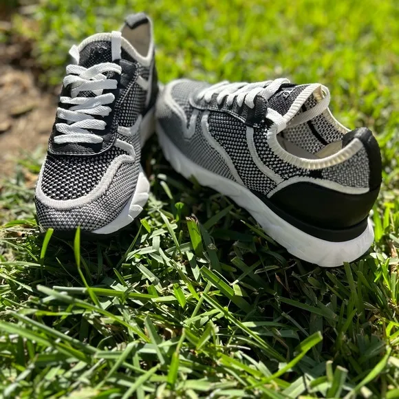PAUL GREEN Maddox SNEAKERS black and white size US 6.5 women