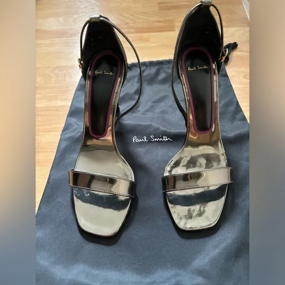 Paul Smith Metallic Heeled Sandals
