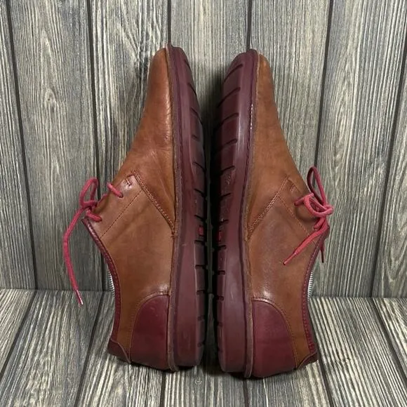 Pikolinos Santiago Men Leather Casual Shoes Sz 12 Calf Skin Comfort Brown Soft
