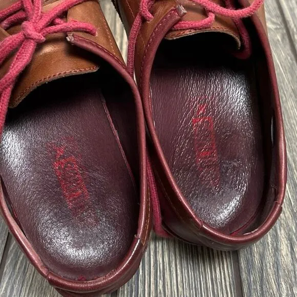 Pikolinos Santiago Men Leather Casual Shoes Sz 12 Calf Skin Comfort Brown Soft