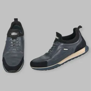 Pikolinos Shoes Men's Size EU 43 US 9-9.5 Cambil Blue M5N-6061 Leather Sneaker