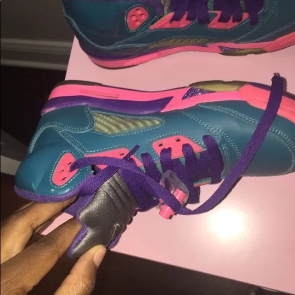 Pink , Purple Jordan’s