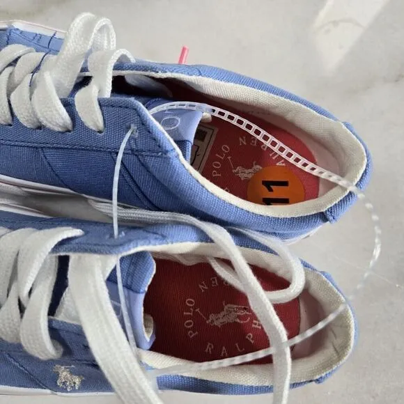 Polo Ralph Lauren Kids Carlisle Fashion Sneaker Shoes Size 11 NEW