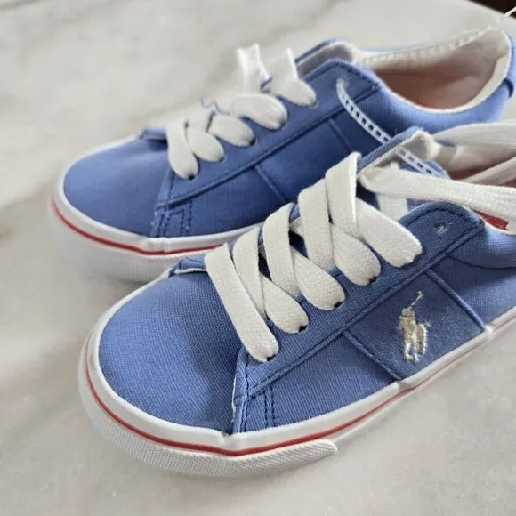Polo Ralph Lauren Kids Carlisle Fashion Sneaker Shoes Size 11 NEW