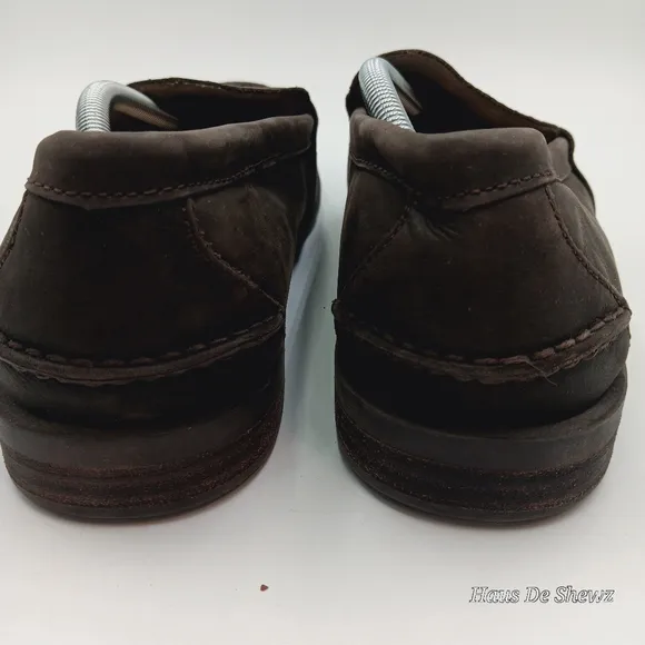 POLO RALPH LAUREN Men's Leather Penny Loafer Brown US 12