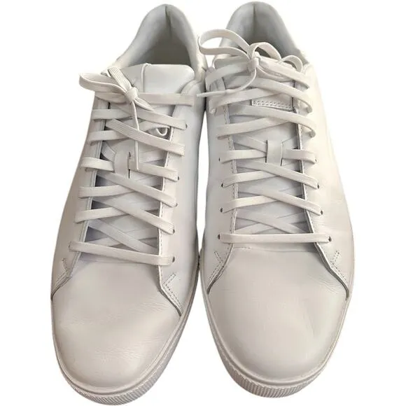 Puma Fusion Classic All White Golf Spikeless Performance Shoes Men’s Sz 11.5