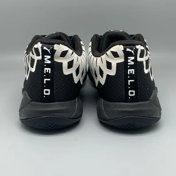 Puma LaMelo Ball MB.01 Black Basketball Shoes 377368-12 Youth Sz 6.5