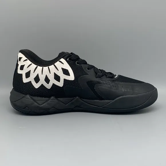 Puma LaMelo Ball MB.01 Black Basketball Shoes 377368-12 Youth Sz 6.5