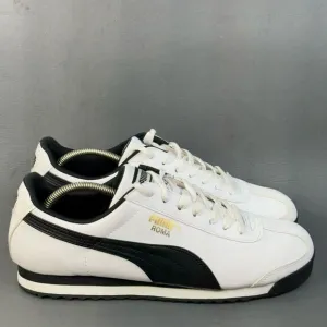 Puma Roma Basic 'White' classic athletic sneaker shoes men’s size 12