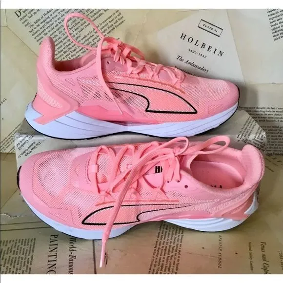 Puma Ultraride Women’s Running Shoes Lightweight Profoam Lite Peach