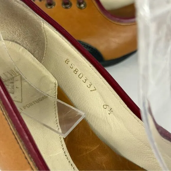 RARE JOHN FLUEVOG FELLOWSHIPS: CAYLA 6.5 BROWN LEATHER SHOES FELLOWSHIP