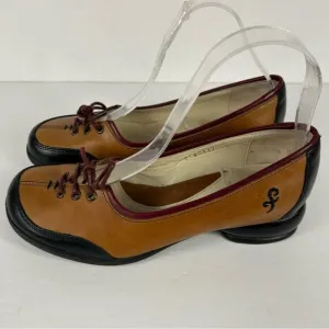 RARE JOHN FLUEVOG FELLOWSHIPS: CAYLA 6.5 BROWN LEATHER SHOES FELLOWSHIP