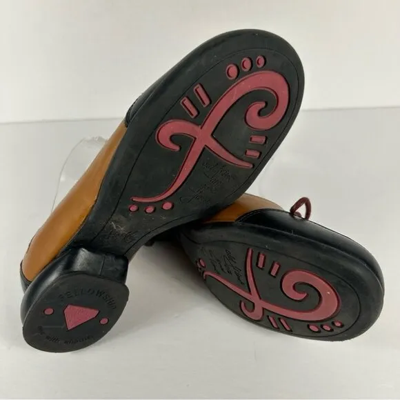 RARE JOHN FLUEVOG FELLOWSHIPS: CAYLA 6.5 BROWN LEATHER SHOES FELLOWSHIP