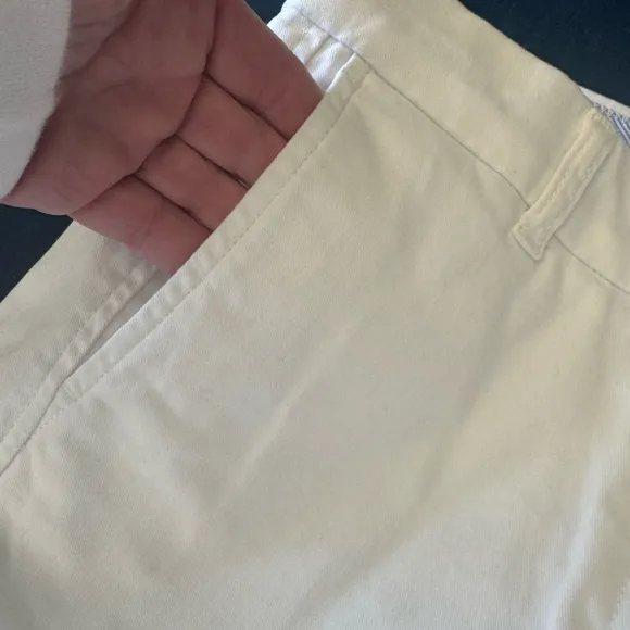 Re-imagined by J.CREW white chinos w/ strectch🤍cute comfy classics-zoom in 4more