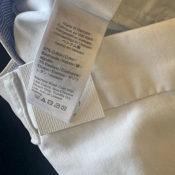 Re-imagined by J.CREW white chinos w/ strectch🤍cute comfy classics-zoom in 4more