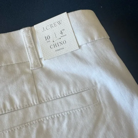Re-imagined by J.CREW white chinos w/ strectch🤍cute comfy classics-zoom in 4more