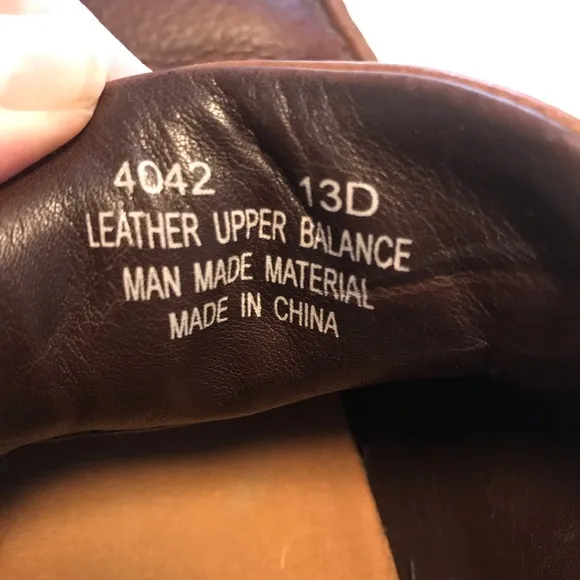 Red Wing brown lace up leather shoes 4042