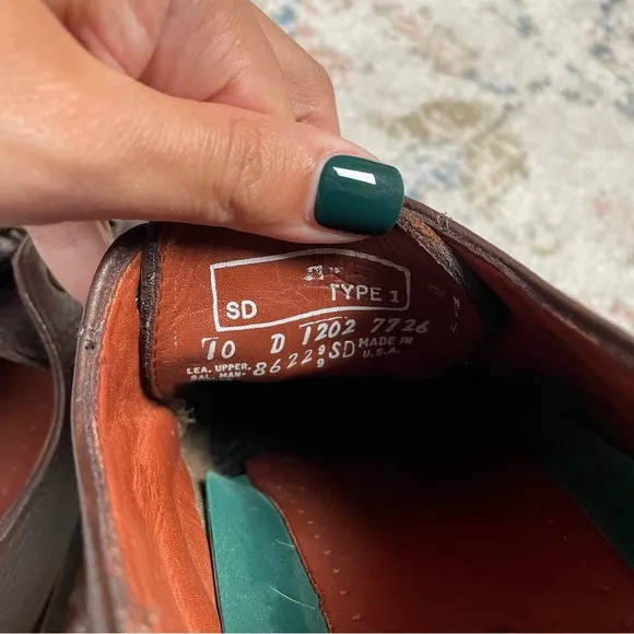 Red Wing Shoes 8622 Brown Leather Derbys Men's Size 10 D