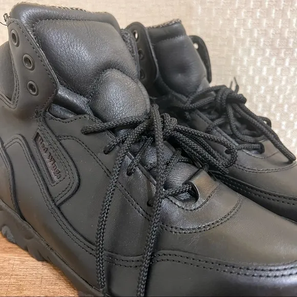 Red Wing Shoes Mens 9.5 3E Black Steel Toe Boots