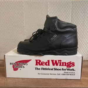 Red Wing Shoes Mens 9.5 3E Black Steel Toe Boots