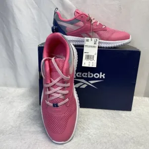 Reebok Flexagon Energy 3 Running Shoes Sneakers Kids Size 4 Pink/Blue GW0107 New