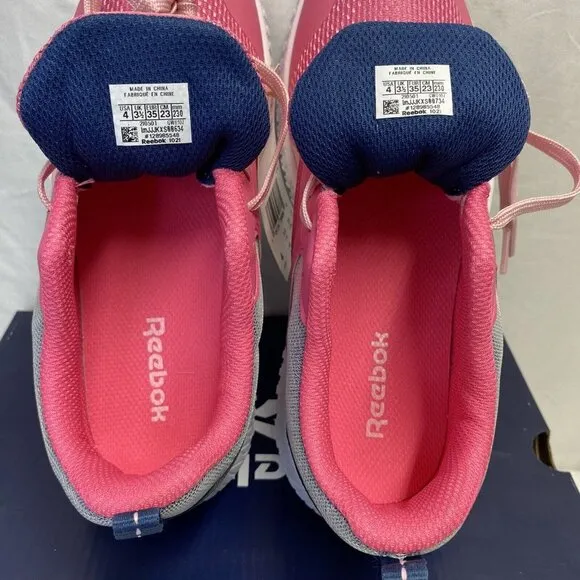 Reebok Flexagon Energy 3 Running Shoes Sneakers Kids Size 4 Pink/Blue GW0107 New