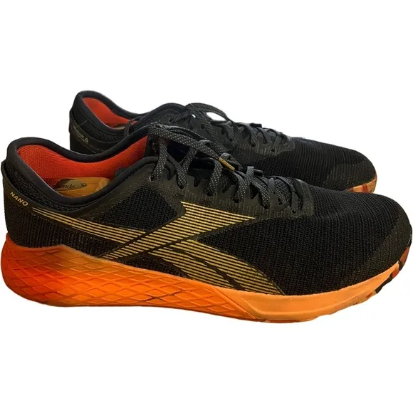 Reebok Nano 9 Men's Trail Shoes Heritage Black Rosette-Sunglow EG0600