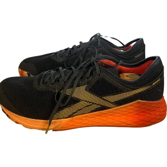 Reebok Nano 9 Men's Trail Shoes Heritage Black Rosette-Sunglow EG0600