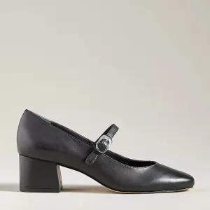 Reformation Max Block Heel Mary Jane Shoes in Black Size 11 NWOT