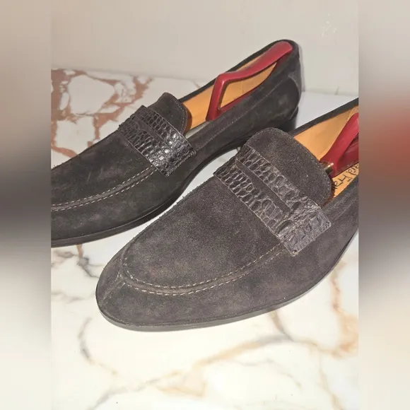 Reinhard Frans  Mens Suede Shoes, Size 11, Rtls. For $399.00 Asking $150.00