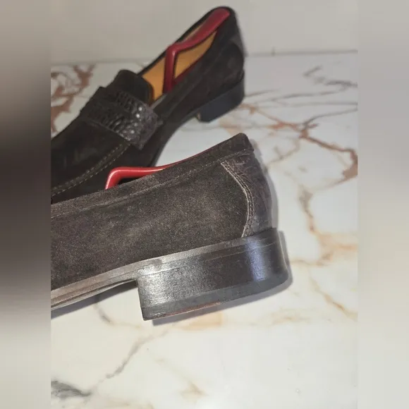 Reinhard Frans  Mens Suede Shoes, Size 11, Rtls. For $399.00 Asking $150.00