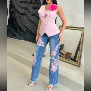 ✨RESTOCKED✨Fabulous Embroidered Jeans