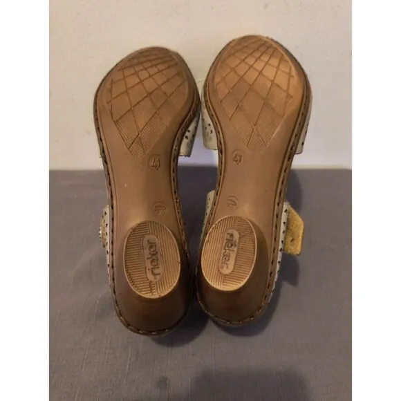 Rieker Shoes Women's US 9.5 EUR 41 Mirjam 53 Gray Antistress