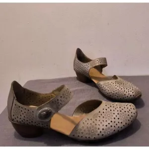 Rieker Shoes Women's US 9.5 EUR 41 Mirjam 53 Gray Antistress