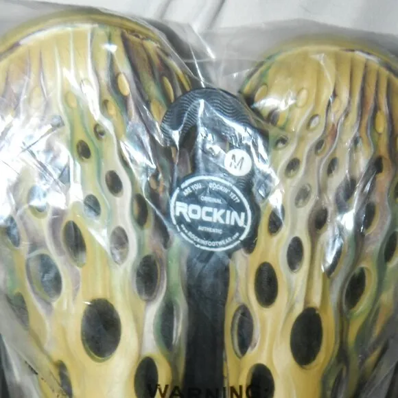 ROCKIN CLOGS UNISEX GLADES GREEN LIGHTWEIGHT WATERPROOF DURABLE SHOES NWT!