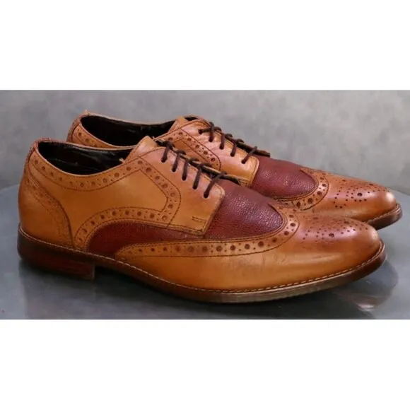 Rockport Walkability Men's Lightweight Wingtip Oxford Dress Shoes Size 9 Leather