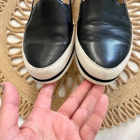 Ron White Nell Slip-On Sneaker Black Leather Size EU 38.5