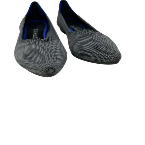 Rothy's Gray Pointed Toe Washable Flats 6.5