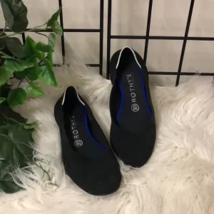 Rothy’s round toe black shoes