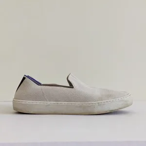 Rothy's The Original Slip On Sneaker Size 8 Sand Beige Loafer Shoes Washable