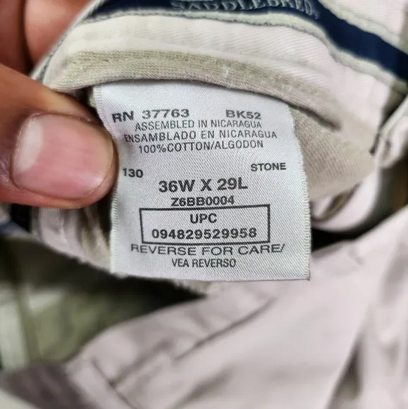 Saddlebred Khaki Men's Pants 34x29
