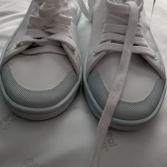 Saint Laurent White Leather Shoes