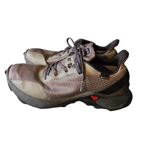 Salomon Alphacross Goretex Trail Running Shoes Sz. 10 Mens