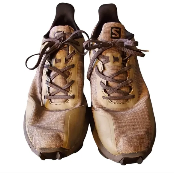 Salomon Alphacross Goretex Trail Running Shoes Sz. 10 Mens