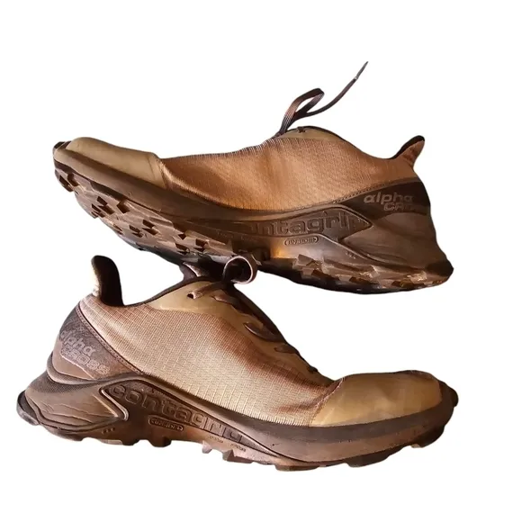 Salomon Alphacross Goretex Trail Running Shoes Sz. 10 Mens