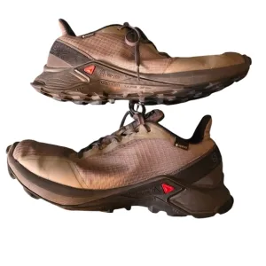Salomon Alphacross Goretex Trail Running Shoes Sz. 10 Mens